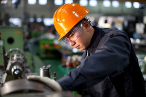 Technician at work
